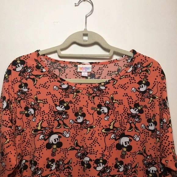 LuLaRoe Mini Mouse Short Sleeve Tee Shirt: Size Large - Picture 2 of 8